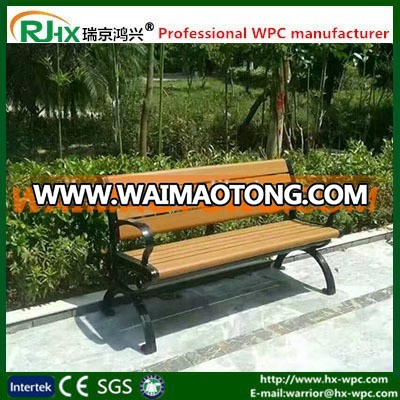 Wood-plastic Composites Material for Outdoor Chairs And Tables WPC Garden Bench 1.5 Metres Long